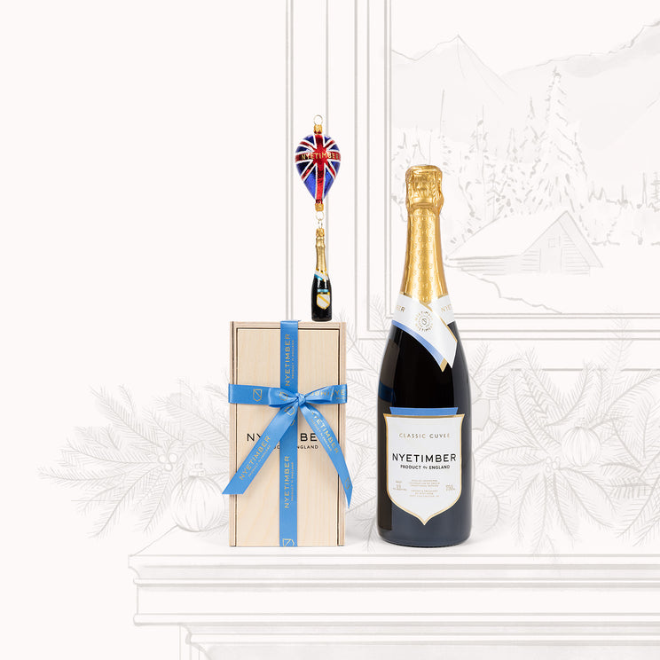 Classic Cuvee Multi-Vintage & Nyetimber Christmas Bauble