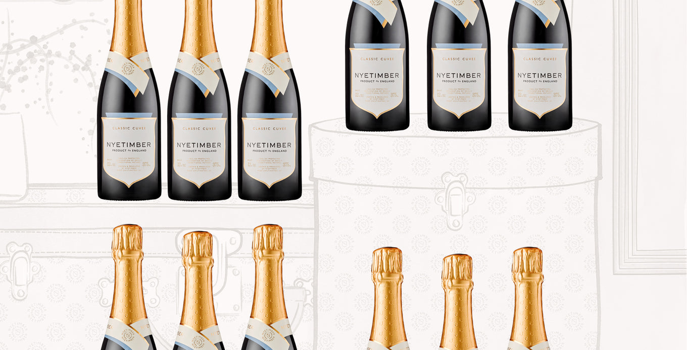 The Nyetimber havles case - 12 x 375 ml bottles of Classic Cuvee Multi-Vintage
