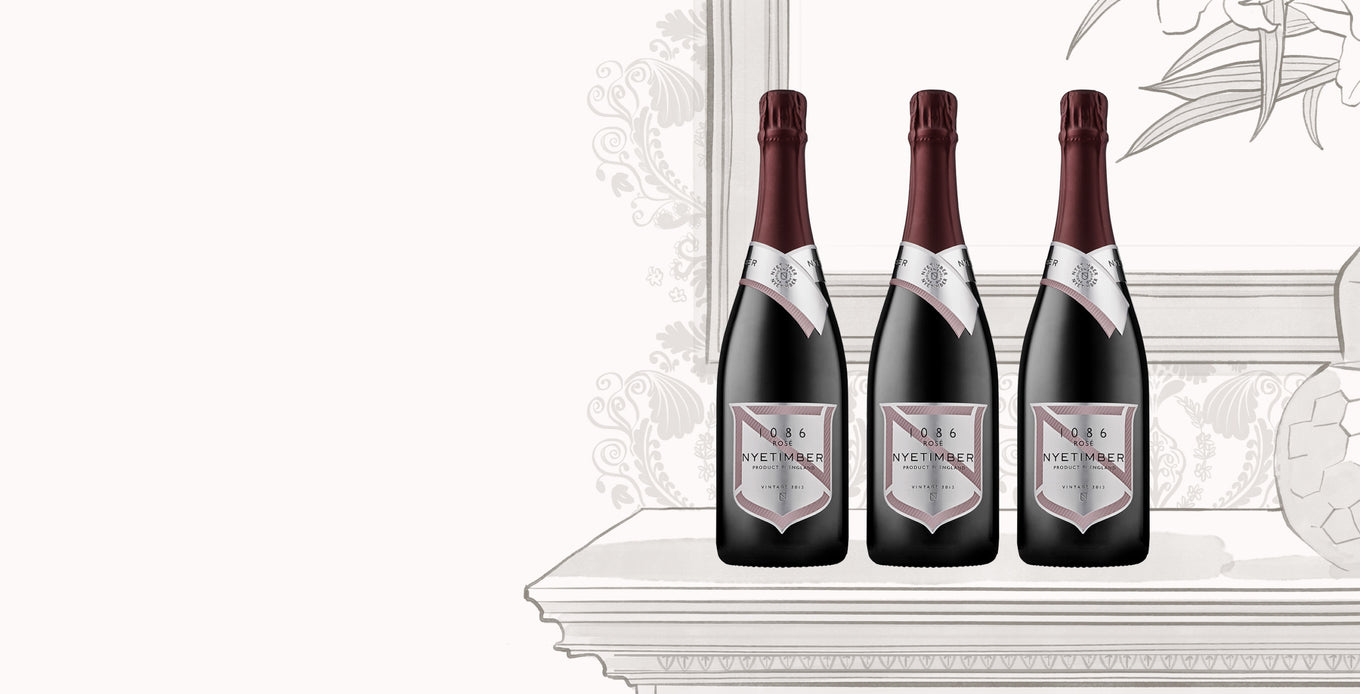 1086 by Nyetimber Rosé 2016 Trio Case