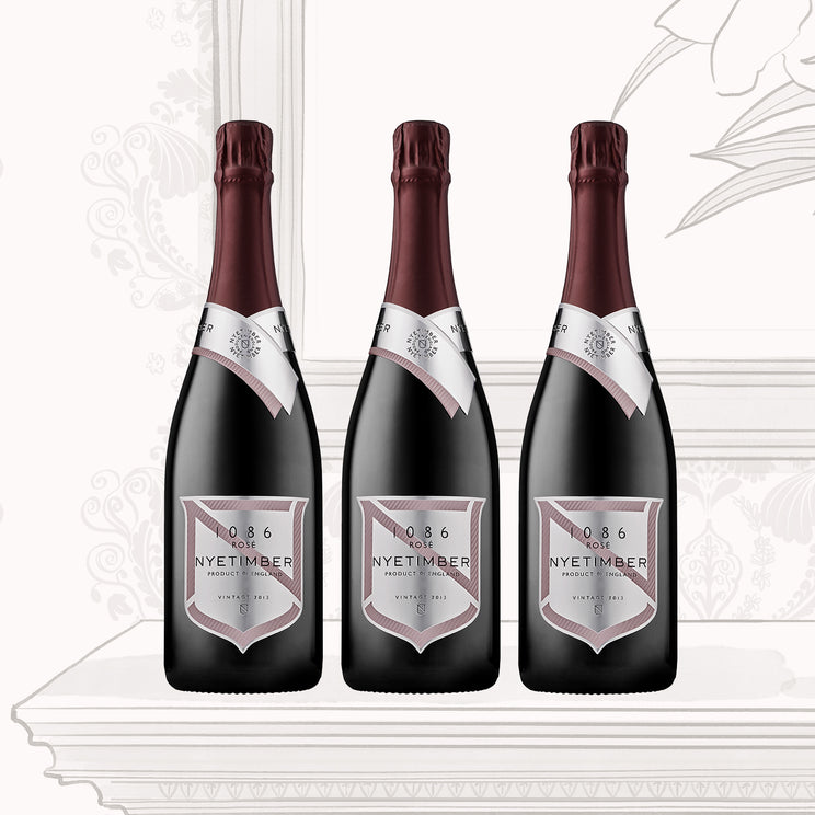 1086 by Nyetimber Rosé 2016 Trio Case